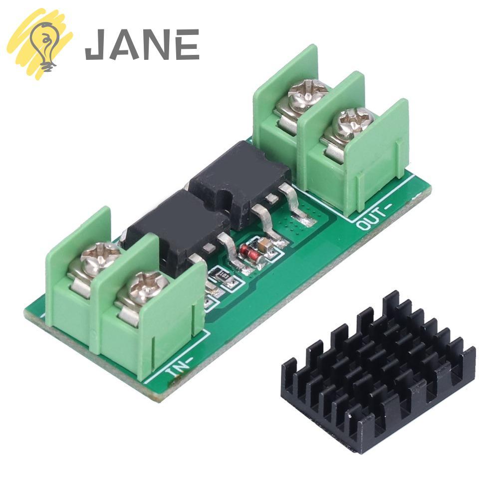 JANE Ideal Diode Module, DC 5-60V 15A แผงป้องกันย้อนกลับชลประทาน Ideal Diode, พร้อมฮีทซิงค์ Anti-bac
