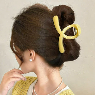 กิ๊บติดผมรูปเมฆสีขาวสีเหลือง Hairpin Headwear อุปกรณ์เสริมเกาหลี