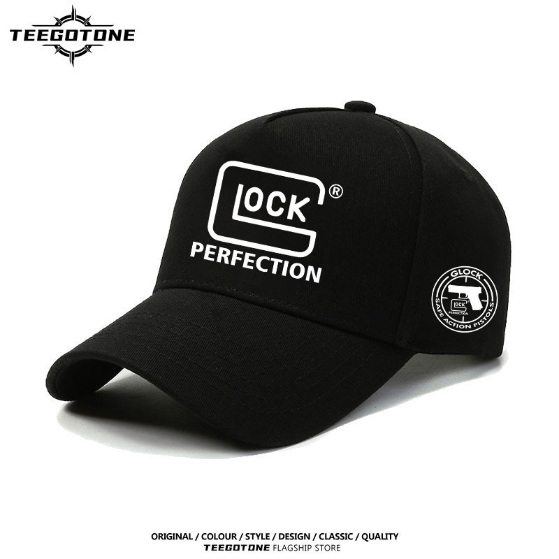 2026ย้อนยุคหมวกเบสบอลพิมพ์ลาย หมวกเบสบอลชายสไตล์ทหาร glock Graphic Baseball Cap ใส่ได้ ทั้ง
