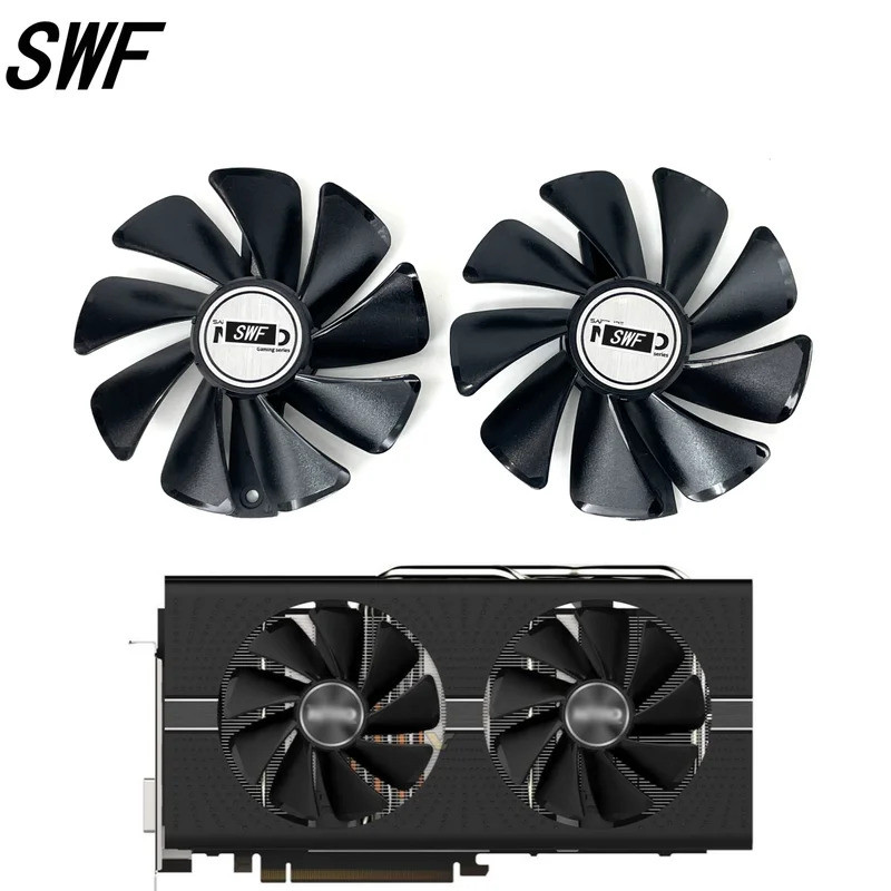 -CF1015H12D Cooler พัดลมสําหรับ Sapphire Radeon RX 470 480 580 570 NITRO Mining Edition RX580 RX480 