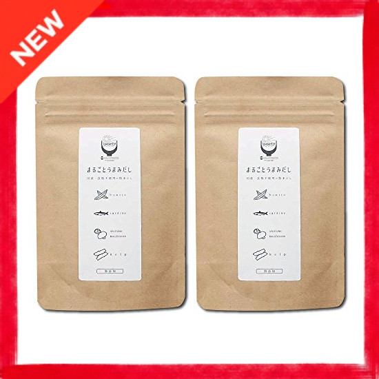 Minimum Expiration Date: July 31, 2026】Marugoto Umami Dashi - Kyushu Powdered Dashi 60g 2 bags ≪Addi