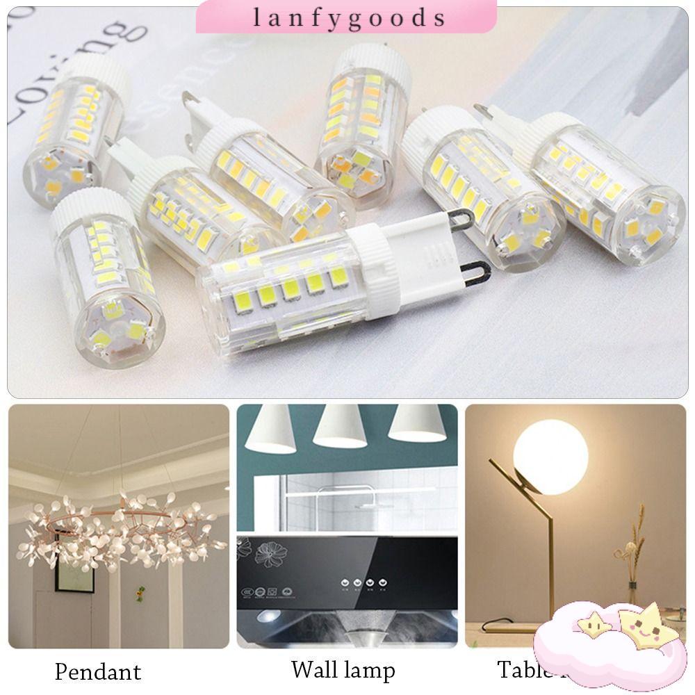 LANFYGOODS ไม่มีไฟ LED ริบหรี่ G4 G9 E14 หลอดไฟข้าวโพด