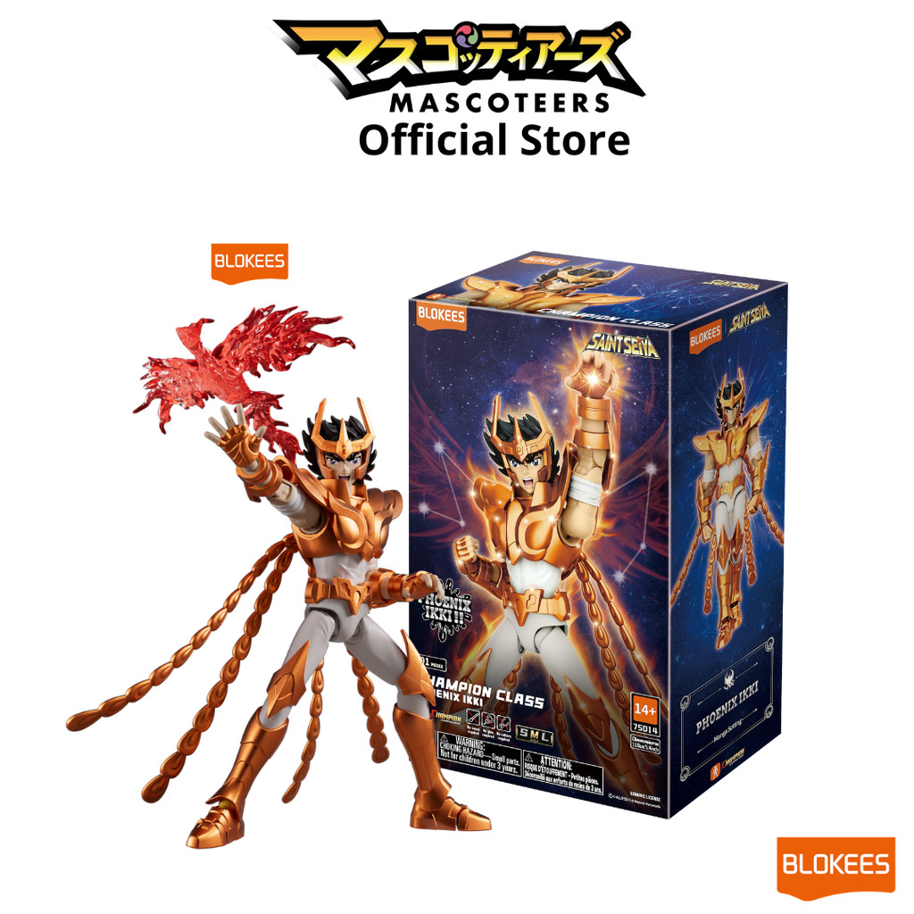 Blokees Figures - Saint Seiya 75014 Champion Class 12 - Phoenix Ikki ของแท้ นำเข้า 100%