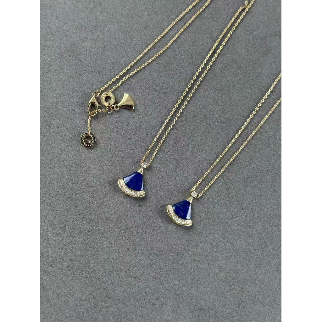 สร้อยคอจี้แฟชั่นธรรมชาติ Lapis Lazuli W2DW