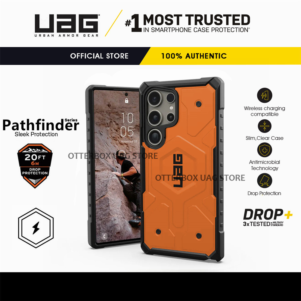 UAG Galaxy S25 S24 Ultra / S25 S24+ Plus / S25 S24 / S23 Ultra / S23 Plus / S23 Case Pathfinder Magnetic Case Casing ทนทานกันกระแทกทหาร Drop ทดสอบป้องกัน Samsung Cover
