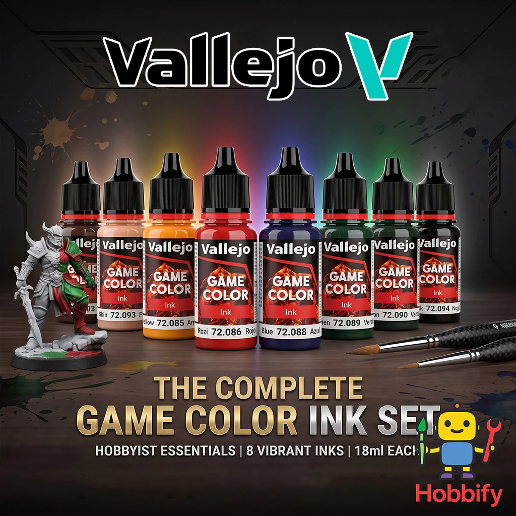 Vallejo Game Color Ink สีอะคริลิคสูตรน้ำ สีทาโมเดล 18ml สำหรับเพนท์ฟิกเกอร์และมินิเอเจอร์