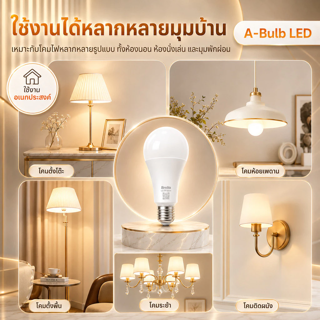 ซื้อ8แถม2 หลอดไฟ LED SlimBulb light ใช้ไฟฟ้า220V หลอดประหยัดไฟ9W 13W 18W 24W 48W หลอดไฟประหยัดพลังงาน ใช้ขั้วเกลียว E27 thumbnail 8