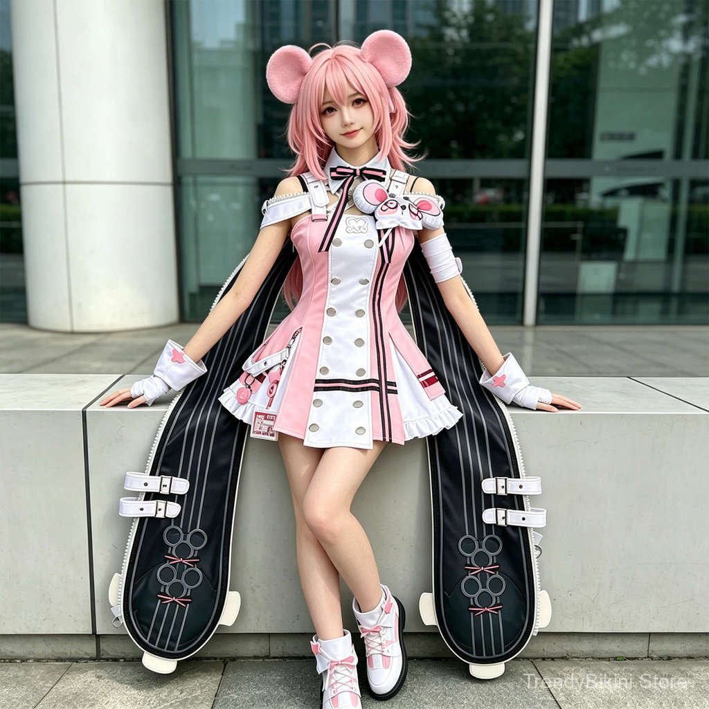 Neverness to Everland คอสเพลย์ NTE อะนิเมะเกมชุด Nanali Cos เครื่องแต่งกายขนาดที่กําหนดเอง Nanali/Mi