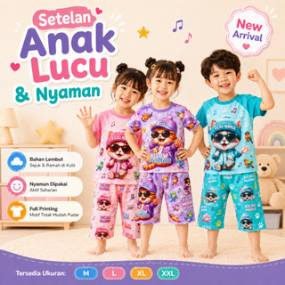 BiBo 61 V1 KICAU MANIA SETELAN NEW FULL PRINTING PREMIUM ANAK ANAK USIA 1-6 TAHUN