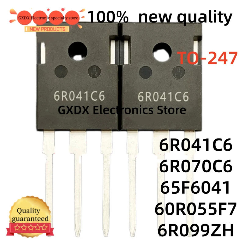 5PCS 6R099ZH 6R070C6 65F6041 60R055F7 6R041C6 IPW60R070ZH IPW60R041C6 IPW60R070C6 IPW65R041F07DC7W80