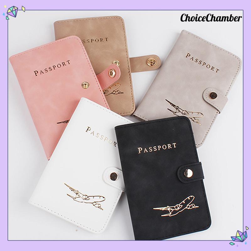 [CH] ที่ใส่หนังสือเดินทางหนัง PU กันน้ำพร้อมช่องใส่บัตรเครดิตสำหรับการเดินทาง th