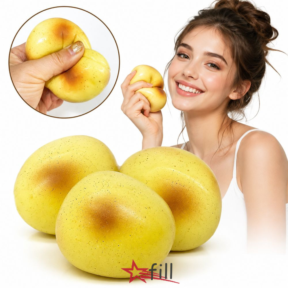 FILL สมจริงมันฝรั่ง Squeezable ของเล่น, ช้า Rising Ultra Soft ช้า Rebound ของเล่น, Creative Handmade Water Sensing ความเครียดบรรเทาของเล่น Aldult เด็กของขวัญ