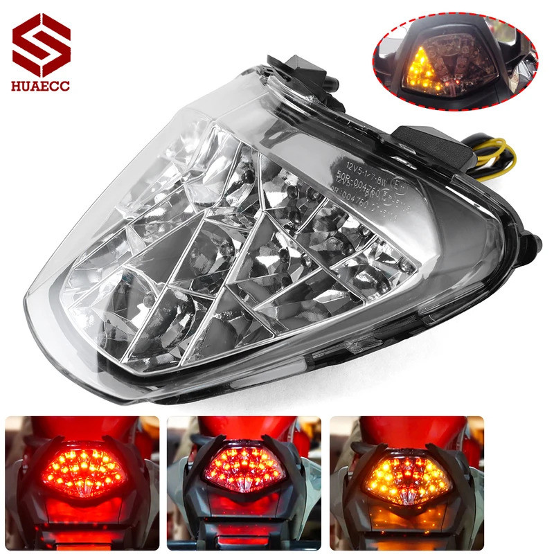สําหรับ Honda CBR125R CBR150R CBR250R CBR300R CB300F Led แบบบูรณาการไฟท้ายเบรคไฟเลี้ยว CBR 125 150 2