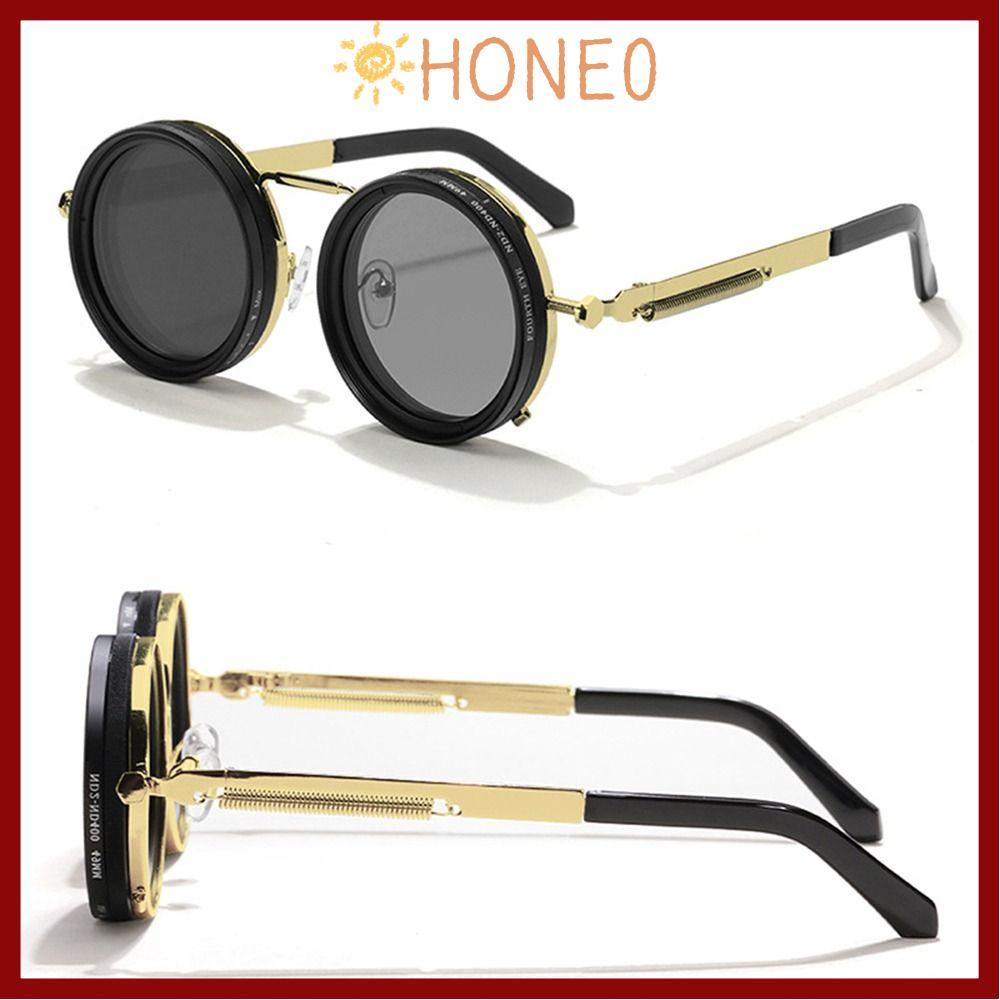 HONE แว่นตาลดแสงแบบปรับได้, ND Filter ND2-400 แว่นกันแดดโพลาไรซ์, แว่นตาขับรถตกปลา UV400 9 ระดับ