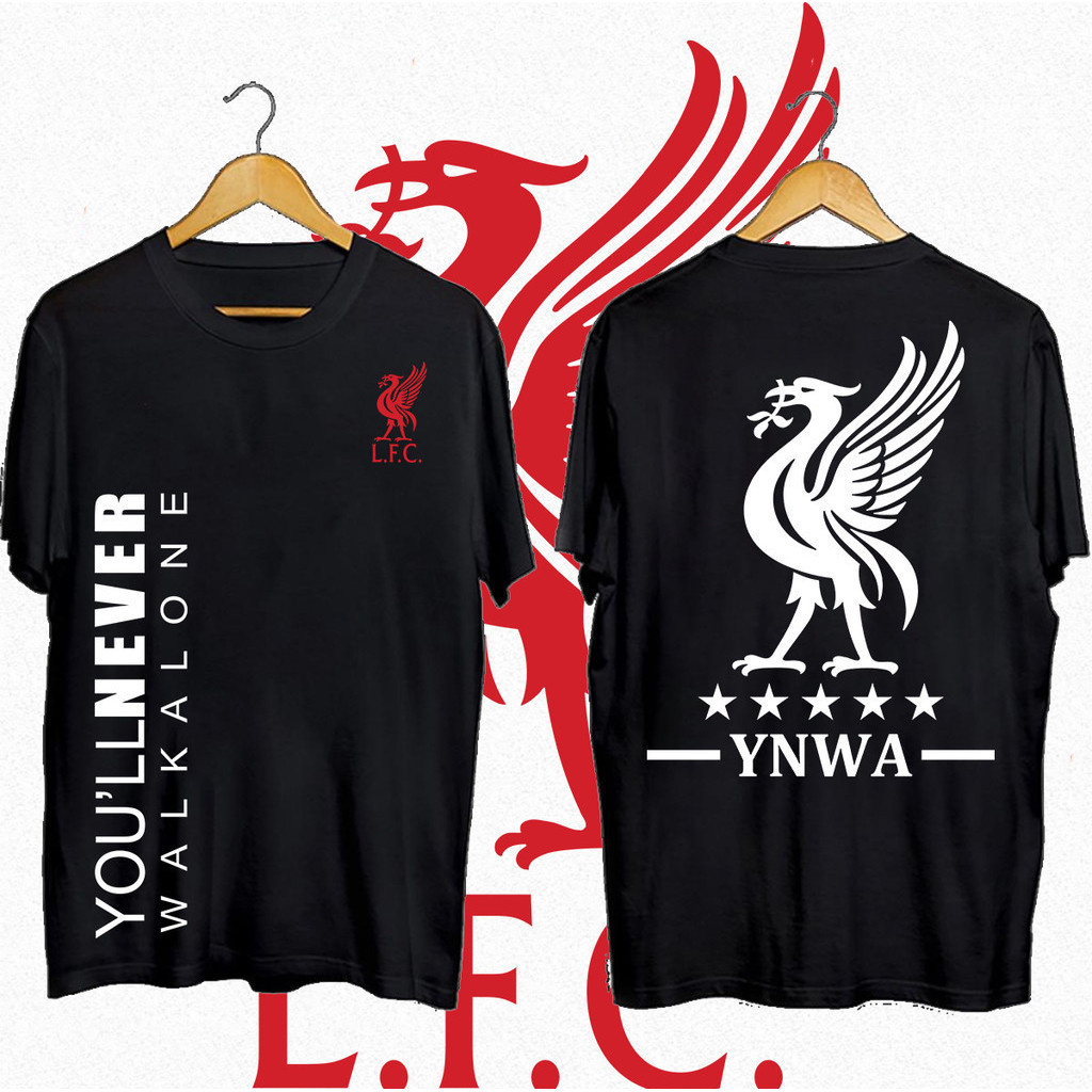 Liverpool FC YNWA T-Shirt - เสื้อยืดคอปก สไตล์ฟุตบอล ไซส์ S-4XL (จัดส่งภายใน 24 ชั่วโมง)