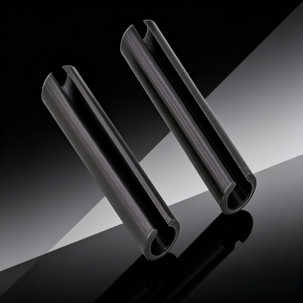 65mn แมงกานีสสีดํายืดหยุ่นขาทรงกระบอกเปิด Pin ฤดูใบไม้ผลิ Pin Hollow Pin M1.5/M2/M2.5/M3/M4