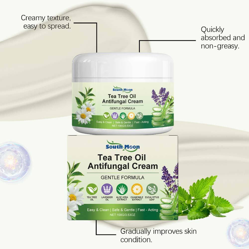 Tea Tree Oil Antifungal Cream: Natural Relief for Athlete's Foot, Tinea Versicolor 100g
