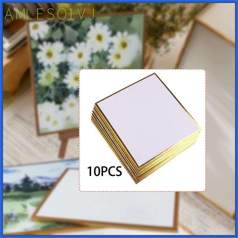 [amleso1vj] 10 ชิ้นกระดานลายเซ็น Shikishi กระดานอะนิเมะนักสะสมคอสเพลย์ศิลปินลายเซ็นกระดานเปล่า Art ก