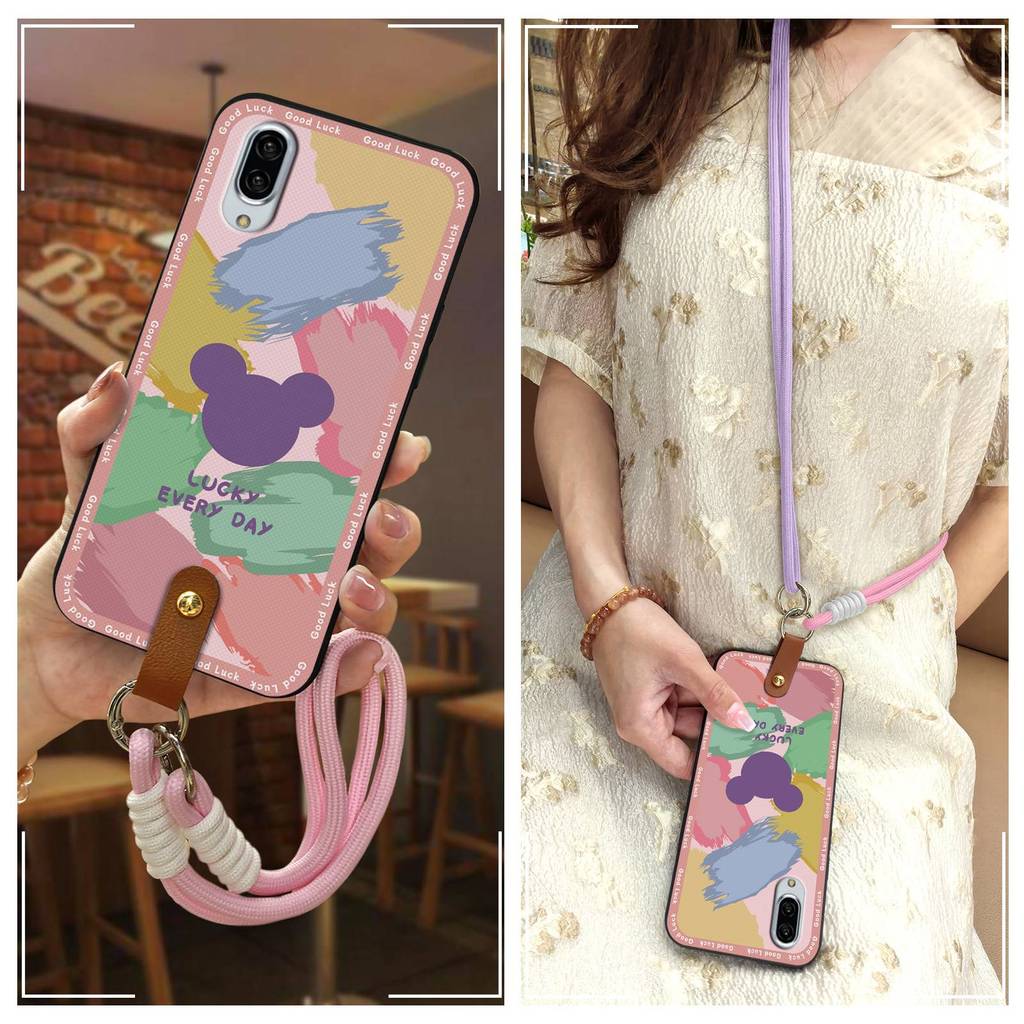 การออกแบบแฟชั่น Anti-knock เคสโทรศัพท์สําหรับ Sharp Aquos Sense3 plus/SHV46 Crossbody กันกระแทกกันน้