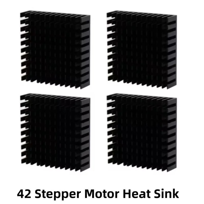 HB 1/3/5/8/10pcs 3D เครื่องพิมพ์อลูมิเนียมมอเตอร์ฮีทซิงค์ Extruderd การกระจายความร้อนอิเล็กทรอนิกส์ค