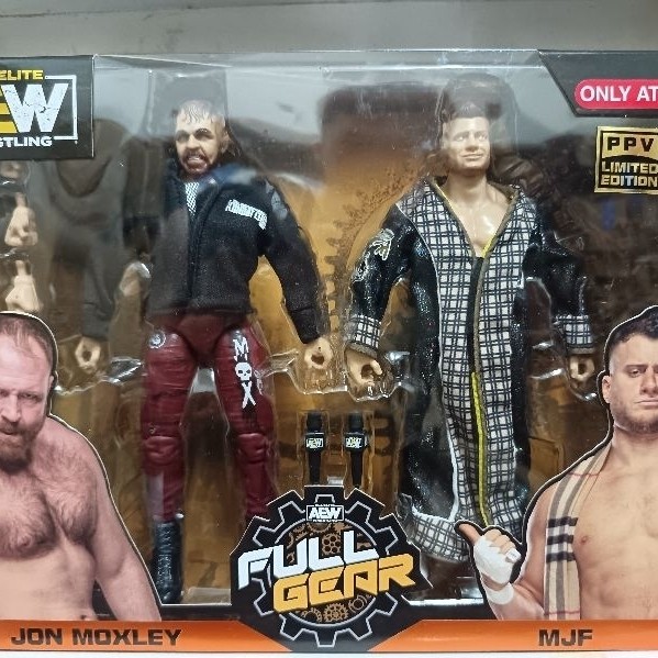 Jazwares AEW Full Gear Jon Moxley MJF มวยปล้ํา Action Figure