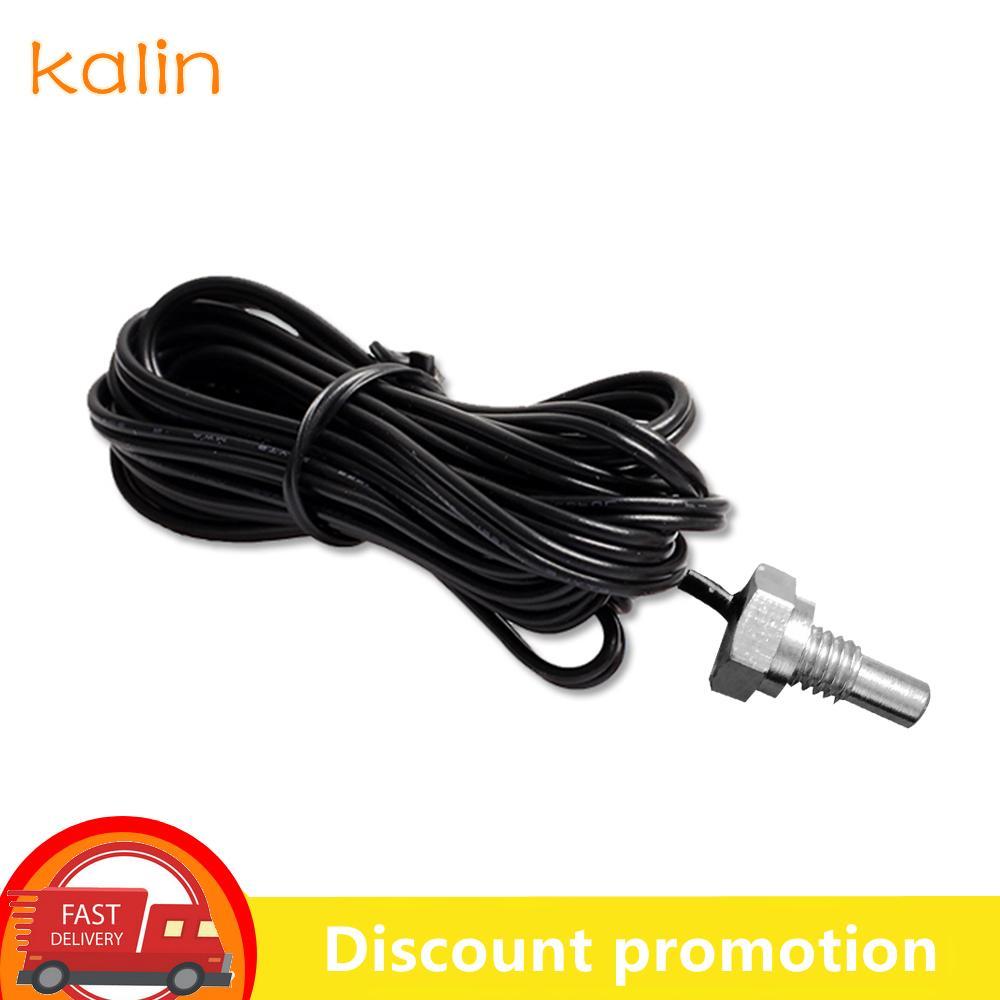 Kalin-th Kalin-th FTVOGUE 10K Thermistor Line เชื่อมต่อกับตัวควบคุมอุณหภูมิได้ง่ายการอ่านที่แม่นยำ 1M ความยาวสายเคเบิลพร้อม M6 Thread Probe