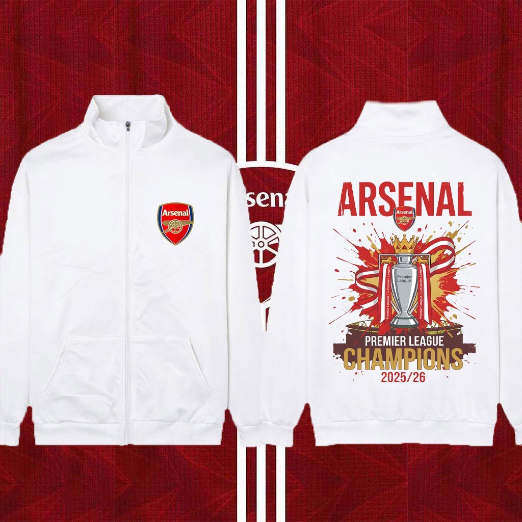 HOT Hoodie model FIFA Premier League เสื้ออาร์เซนอล/UEFA Champions League ทีมฟุตบอล jersey Arsenal F