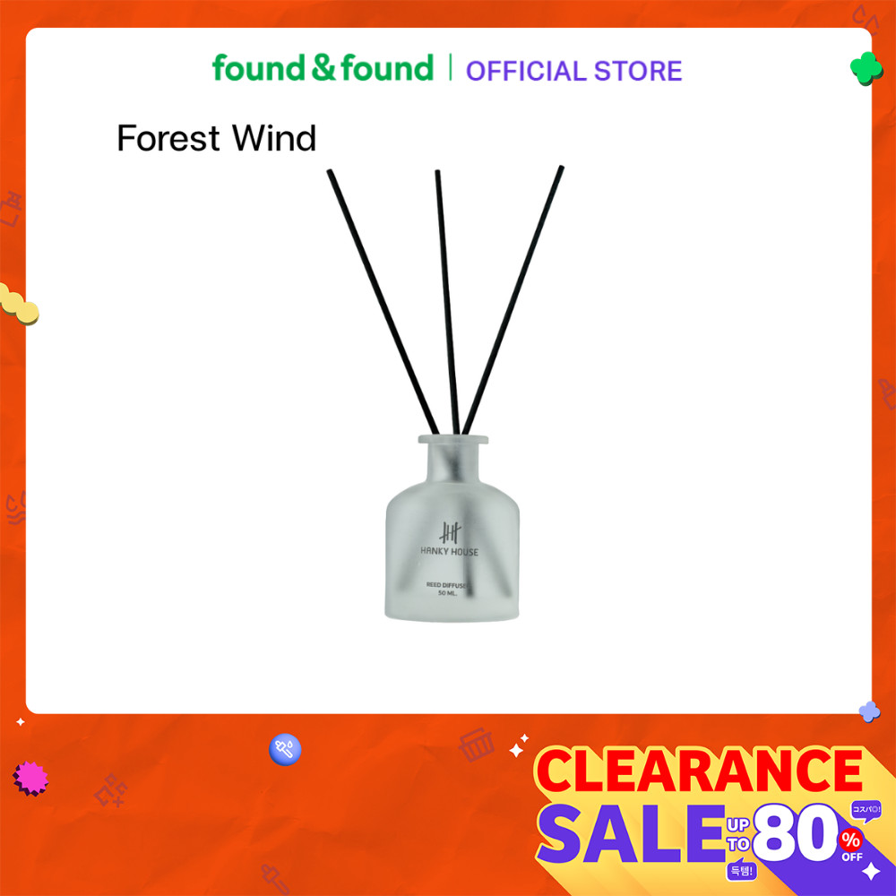 [EXP 2027-04-30] Hanky House Reed Diffuser 50ml Forest Wind ก้านไม้หอม กลิ่น Forest Wind 50ml หอมธรรมชาติ found & found