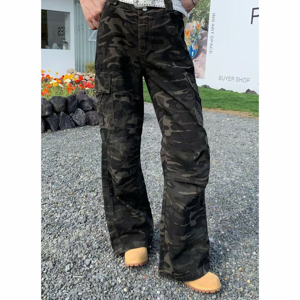 T-9 [ปุ่มคุณภาพร้านเขย่ากึ่งยืดหยุ่น] S-3XL/Camouflage/P32