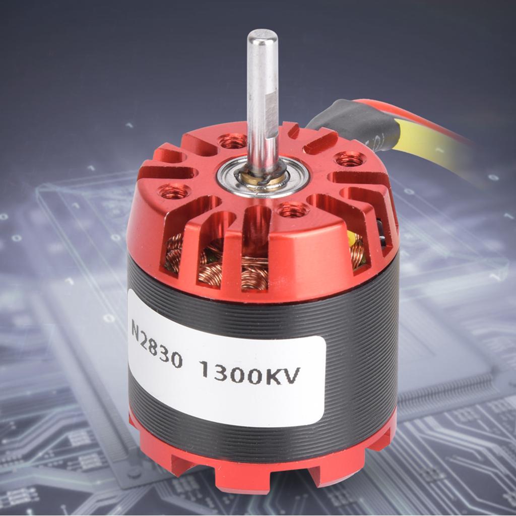 Jiabo Tbest มอเตอร์ไร้แปรง N2830 1300KV โลหะรีโมทคอนโทรลโรเตอร์ภายนอก Fit สําหรับเครื่องบิน 4 แกนไฟฟ