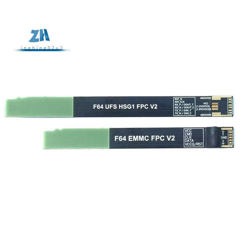 ใหม่สําหรับ F64 แฟลช 64 EMMC FPC V2/ UFS HSG1 FPV 2 ใน 1 สําหรับแฟลช 64 Lite F64 UFS HSG1 FPC V2