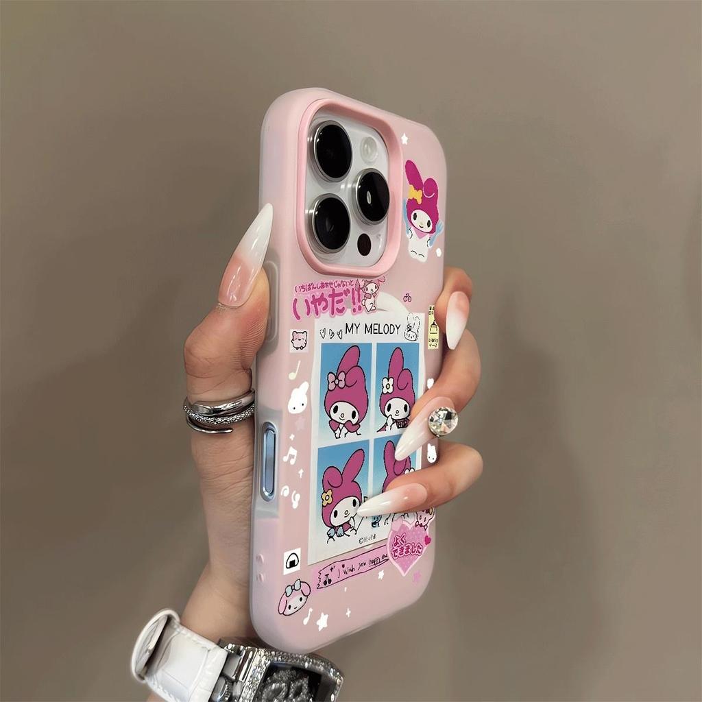 เคสไอโฟน 13 11 สำหรับ IPhone 16 17 Air 15 12 14 Pro Max XR Max 7 8 Cartoon Melody แรงดึงดูดแม่เหล็ก 