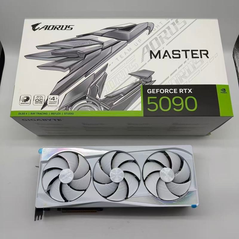 [Gigabyte] RTX5090 หม้อน้ํากราฟิกการ์ดแกะสลักสุด ๆ การตกแต่งกราฟิกการ์ดทํามือรุ่นแสดงผลกราฟิกการ์ด B
