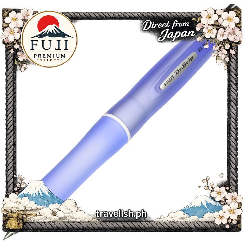 Mechanical Pencil 0.5mm สำหรับการเขียนสบาย สีฟ้า Frost Blue [Pilot] Dr. Grip G-Spec HDGS60RRL 【Direc