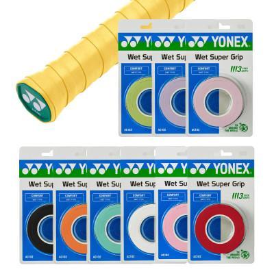 กริ๊ปพันด้ามไม้แบดโยเนคAC102EXSuperGrip3ชิ้น หนา0.6 มม.วัสดุทำจากโพลียูรีเทน(Polyurethane)ส่งไวจากไทยไม่พอใจยินดีคืนเงิน