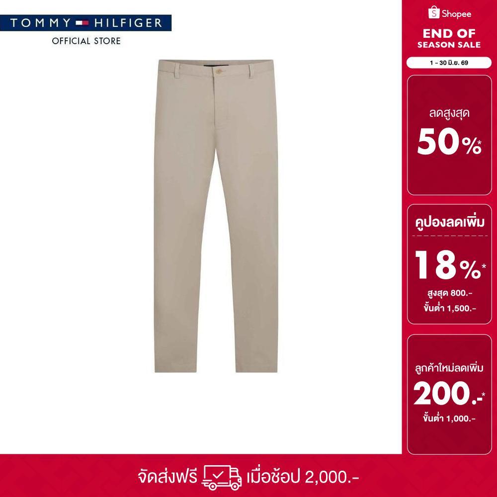 Tommy Hilfiger กางเกง ผู้ชาย รุ่น MW0MW40713 AEG - สีเบจ ทรง Regular