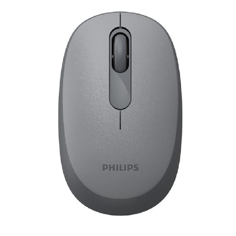 PHILIPS เมาส์ไร้สาย รุ่น SPK7388 สีเทา