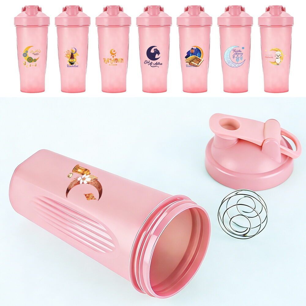 แก้วเชค Shaker Bottle / Shaker Cup with Mixing Ball Portable Sports Water Bottle Unisex BPA-Free & O