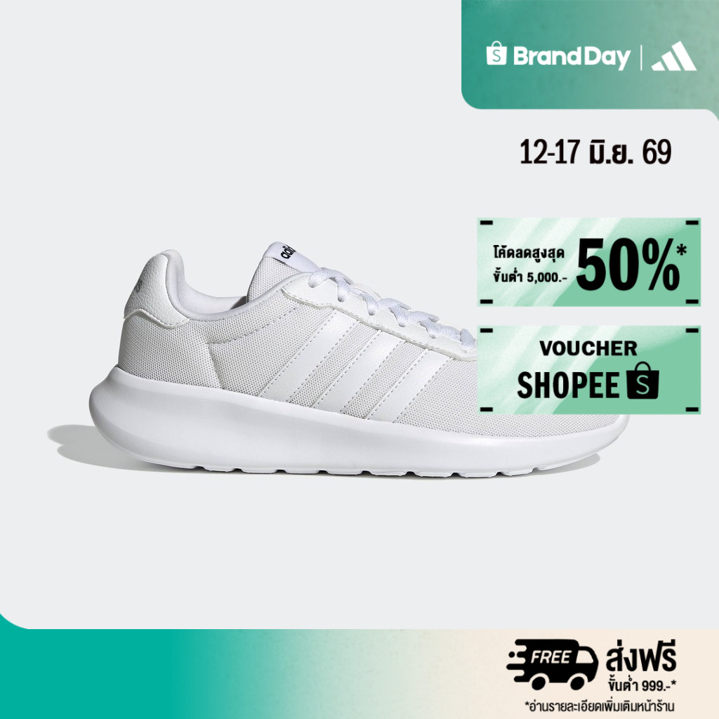 adidas ไลฟ์สไตล์ & วิ่ง รองเท้า Lite Racer 3.0 ผู้หญิง สีขาว GW7955