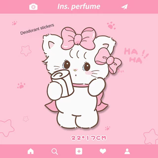 สติกเกอร์ดับกลิ่นห้องน้ำลายการ์ตูนกันน้ำ ติดทนนาน สำหรับตกแต่งห้องน้ำ