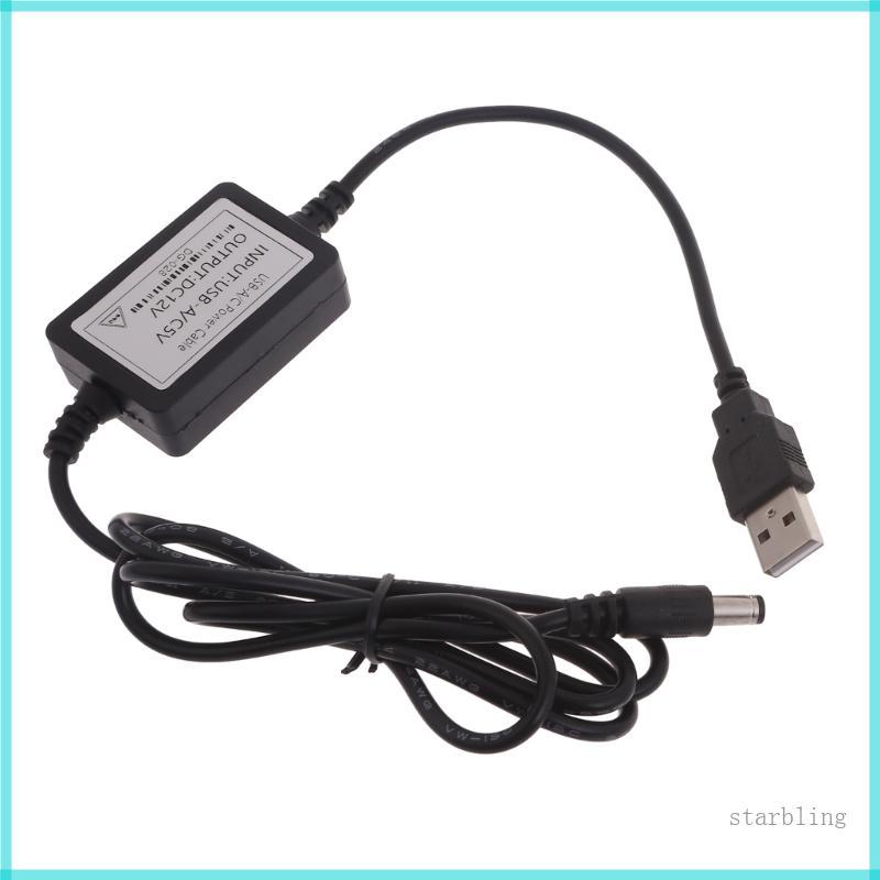 Star USB 5V ถึง DC12V สายชาร์จสายไฟ USB DC Connector สําหรับโคมไฟตั้งโต๊ะ Led