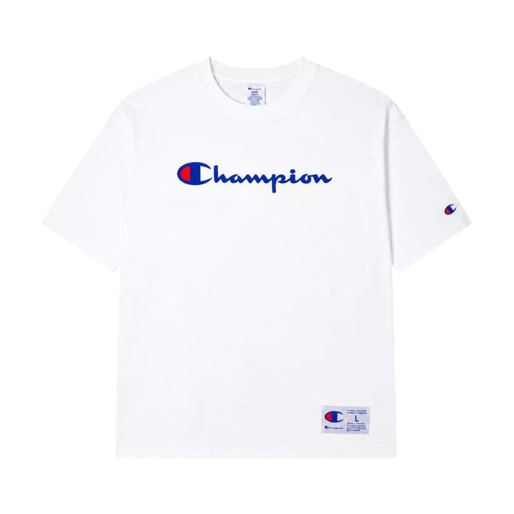 CHAMPION OVERSIZE CHAMPION C LOGO เสื้อยืดทีเชิ๊ตผู้ชาย