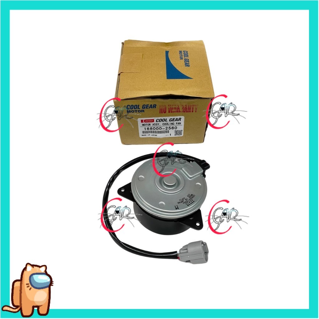 RADIATOR FAN MOTOR TOYOTA ALTIS ZZE142 ZRE142 ZRE143 ZRE171 ZRE172 (ไม่มีการรับประกัน)(168000-2560)