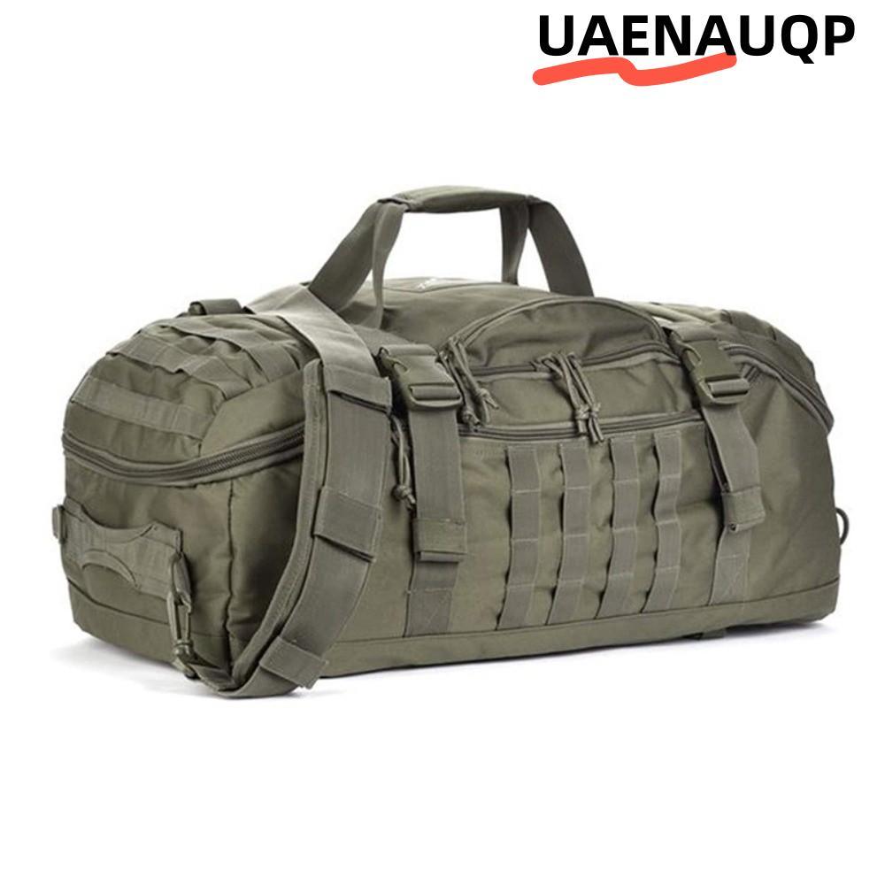 UAENAUQP Duffle กระเป๋า,กันน้ํา 3 In 1 กระเป๋าเป้สะพายหลังเดินป่า,ทนทาน 45L ปรับกระเป๋าเป้สะพายหลังปีนเขามัลติฟังก์ชั่นสําหรับผู้ชายผู้หญิง