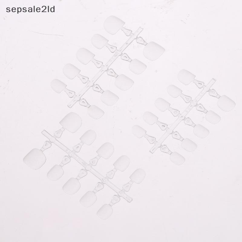 (seps) 100 ชิ้นเล็บปลอมสําหรับเด็กกดบนเล็บโลงศพเล็บปลอมใสเคล็ดลับสําหรับเครื่องมือทําขยาย (TH)