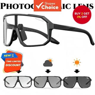 Photochromic Retro Oversized Sunglasses - Comfortable Pc Frame for Cycling, Fishing, and Travel, Unisex