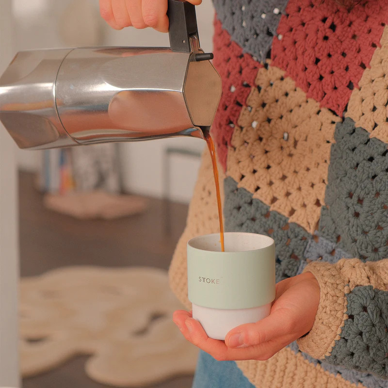 STTOKE Swirl Single Home Collection | แก้วน้ําฉนวนนํากลับมาใช้ใหม่ได้ | แก้วมัคท่องเที่ยวกาแฟมีสไตล์