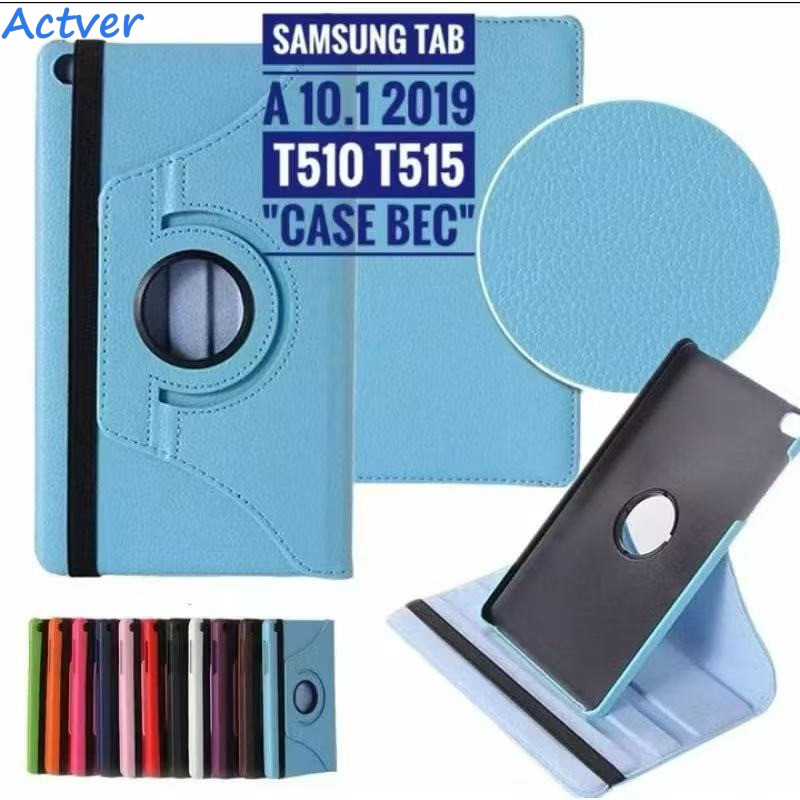 ส่งจากไทย เคสหนัง เคสฝาพับ สำหรับ หมุนได้ 360°เคส Samsung Tab A 10.1 2019 T515 Tab A7 2020 T505