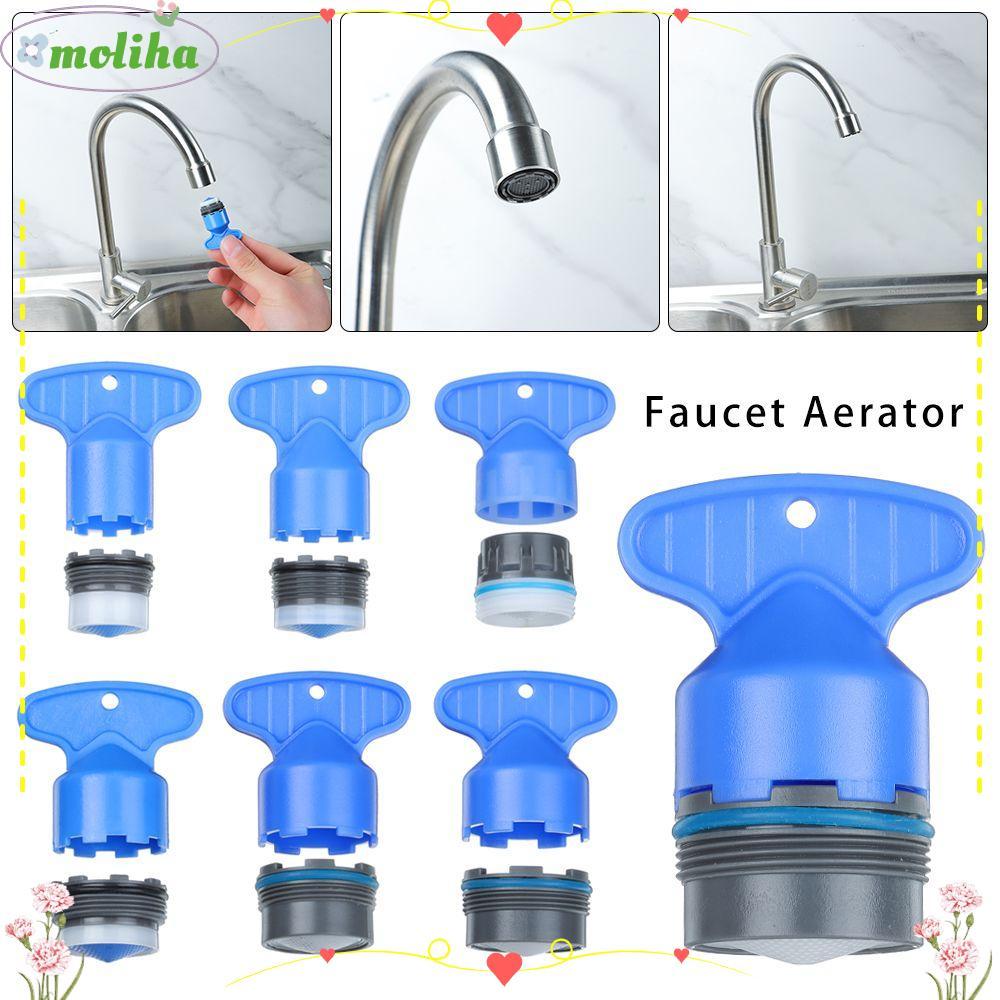 โมลิฮา ก๊อกน้ําฟองอะไหล่เปลี่ยนก๊อกน้ําอุปกรณ์เสริมในตัว บับเบิ้ล กรองก๊อกน้ํา พวยกา