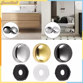 Cam 20 ชิ้นตกแต่งสกรูฝาครอบกระจกสกรูฝาครอบหมวก Fastener Enduring